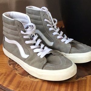 Vans high tops women’s size 9 sage gray